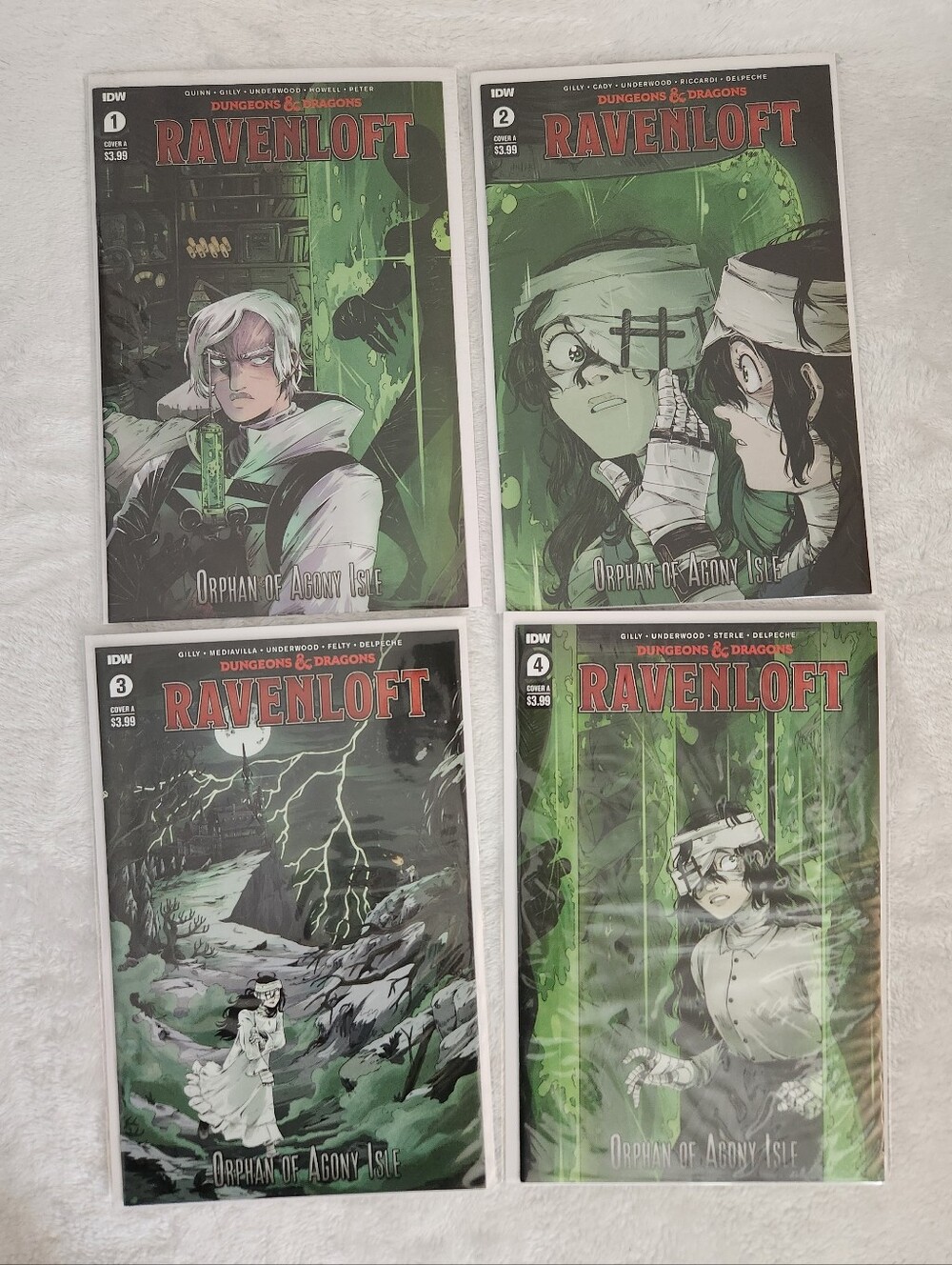 Dungeons & Dragons Ravenloft Orphan of Agony Isle #1-4 Complete Comic Set